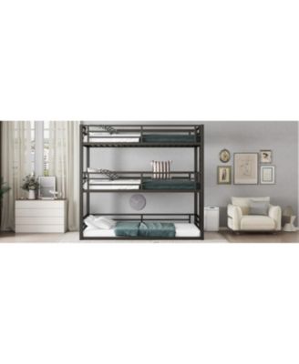 Triple Bunk Bed, Metal