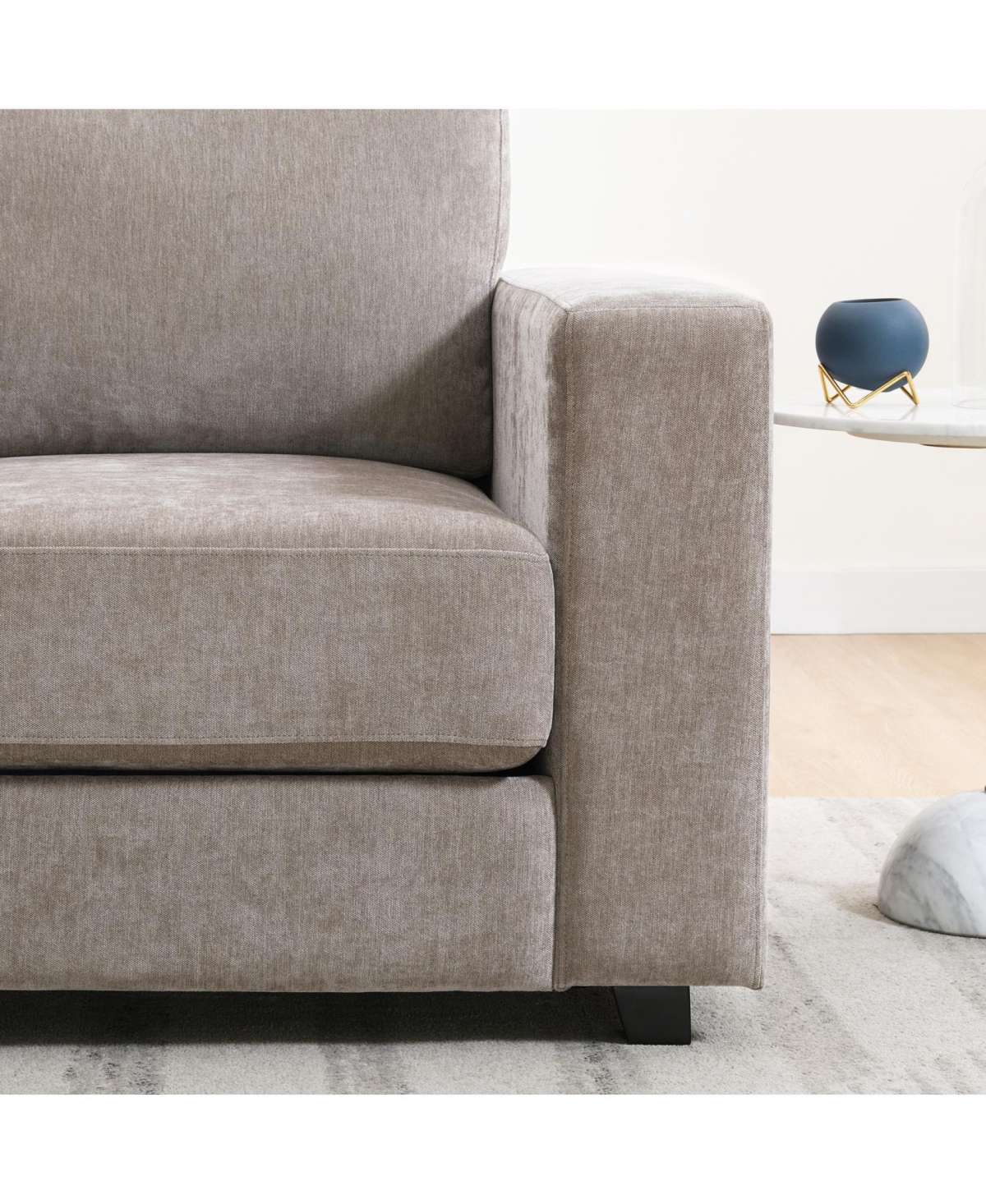 Streamdale Furniture Streamdale Oversized Chenille Accent Chair, Washable Cover