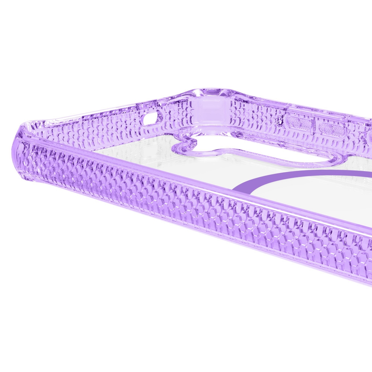ITSkins Hybrid_R Clear MagSafe Case for Samsung Galaxy S25 Plus