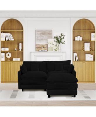 Streamdale Seven-piece sofa set with console, coffee table & pillows for spacious rooms