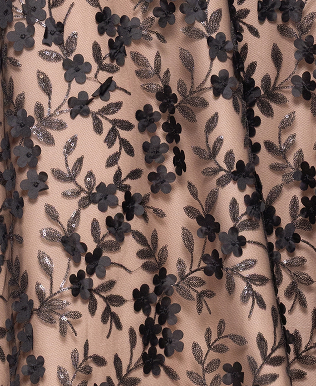 Xscape Plus Embellished 3D Flower Ball Gown