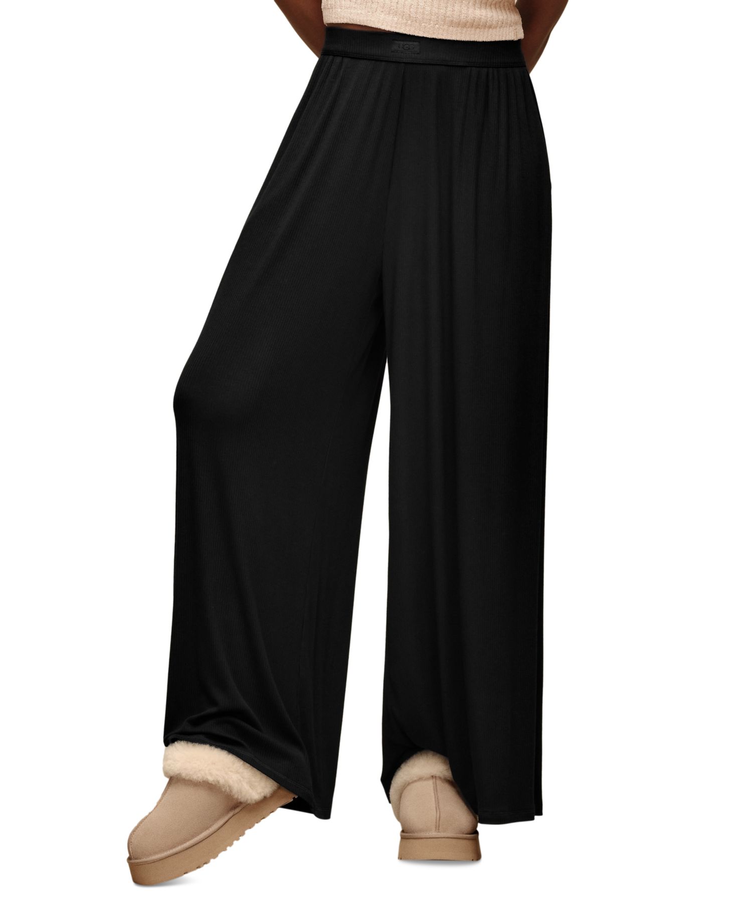 UGG Women's Imogen Wide-Leg Rib Pants
