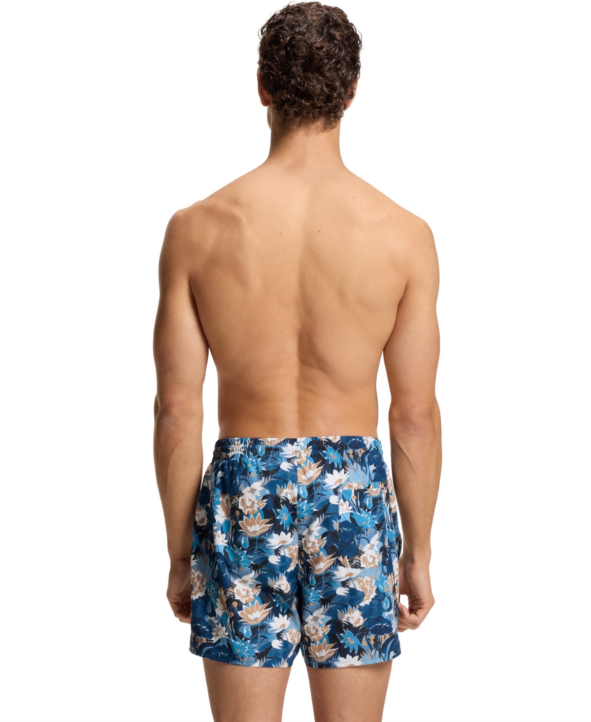 Boss by Hugo Men's Printed Quick-Drying Swim Shorts