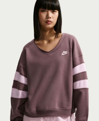 Sportswear Women's Club Fleece Oversized V-Neck Sweatshirt