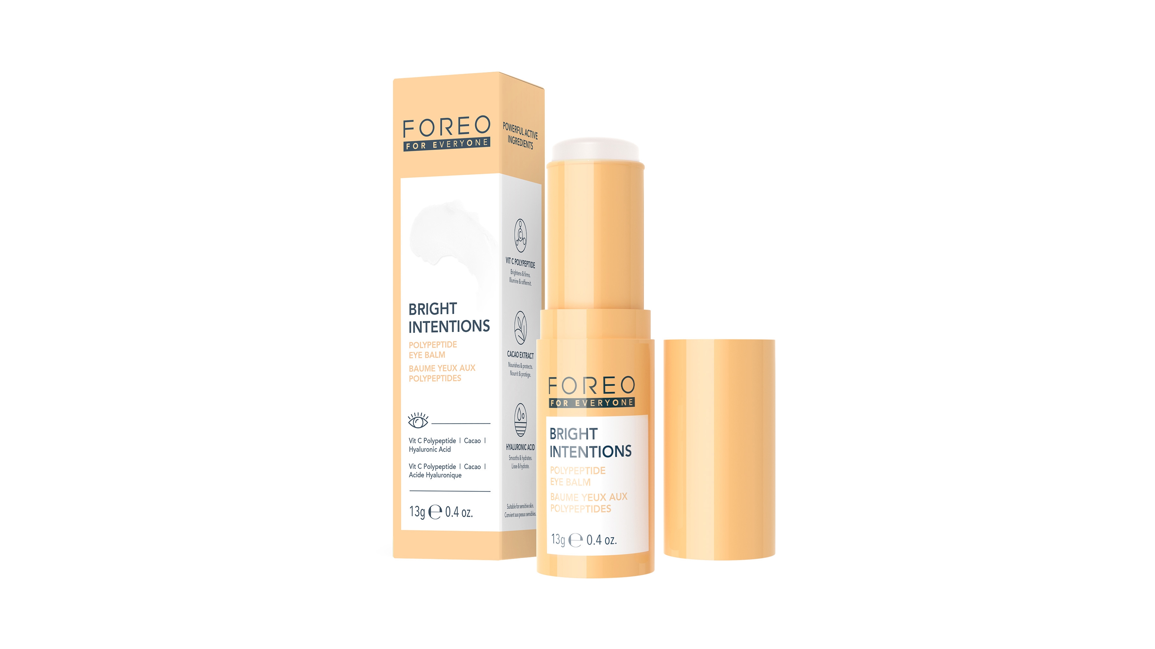 Foreo For EveryOne Bright Intentions Polypeptide Eye Balm, 0.4 oz.