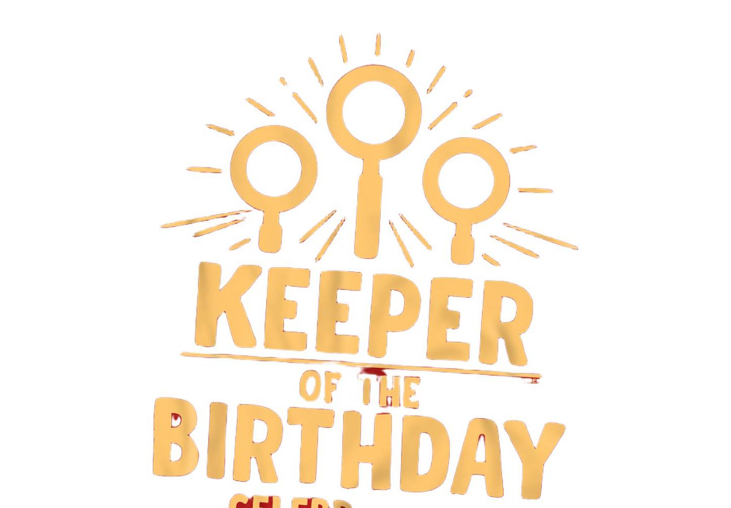 Мужская футболка Harry Potter Keeper Birthday Celebrations, цвет: Красный — фото 2