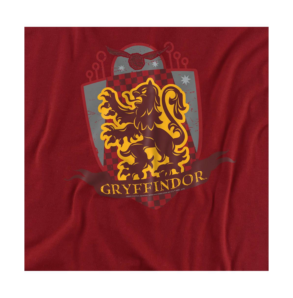 Harry Potter Men's Gryffindor Quidditch Crest T Shirt