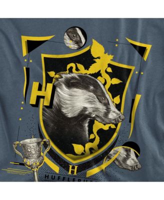 Men's Hufflepuff Magicial Mischief Level Up Crest T Shirt
