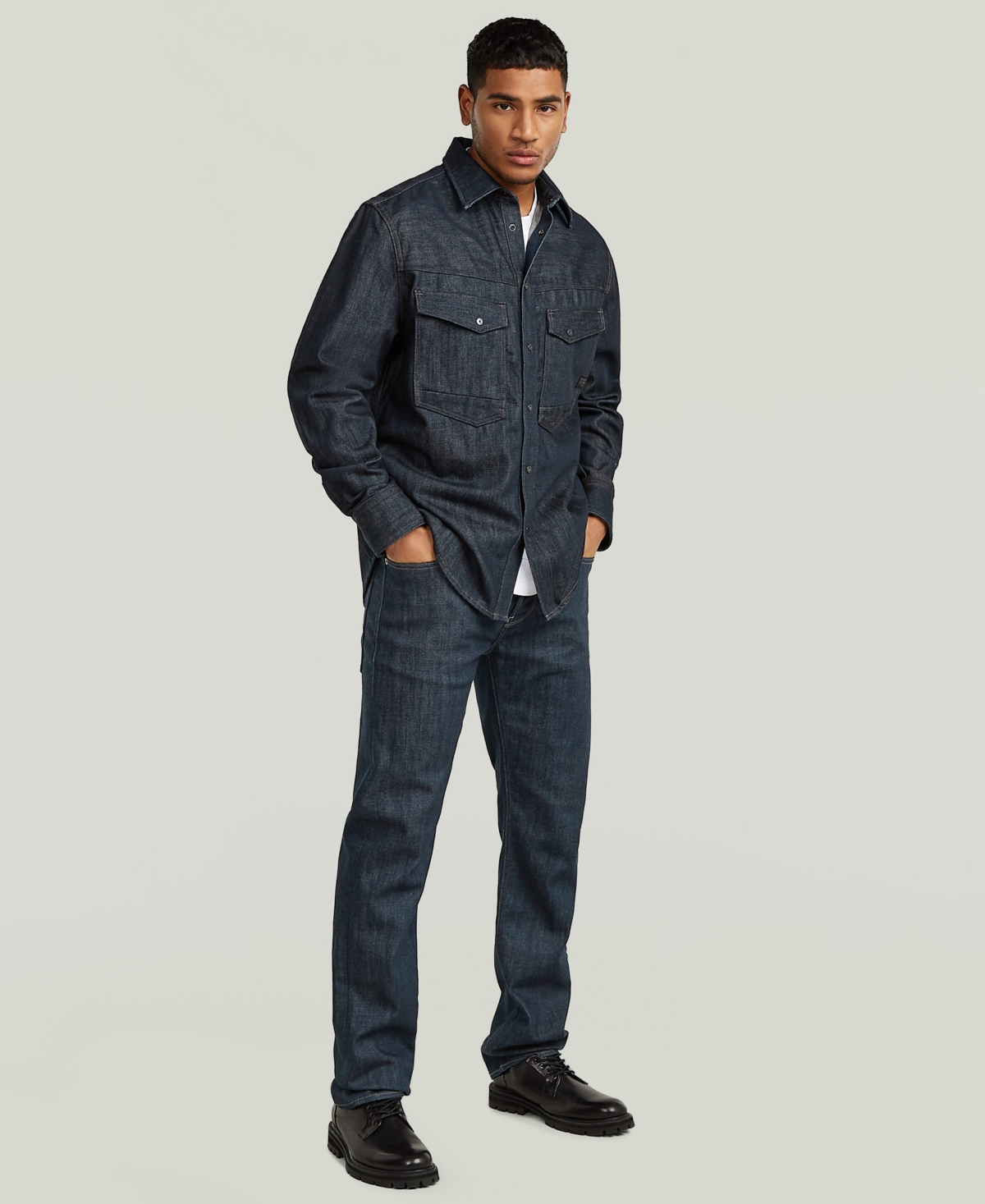 G-Star Raw Men's Dakota Regular Collared Overshirt