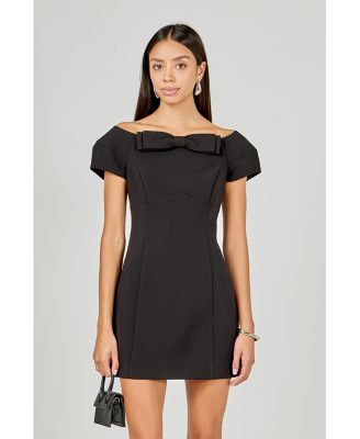 Women's Bow Mini Dress