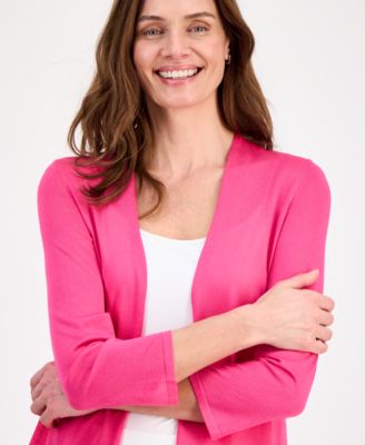 Women's Self Edge A-Line Cardigan, Regular & Petite