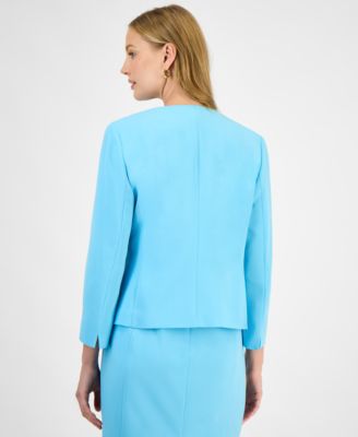 Women's Patch Pocket Open-Front Jacket