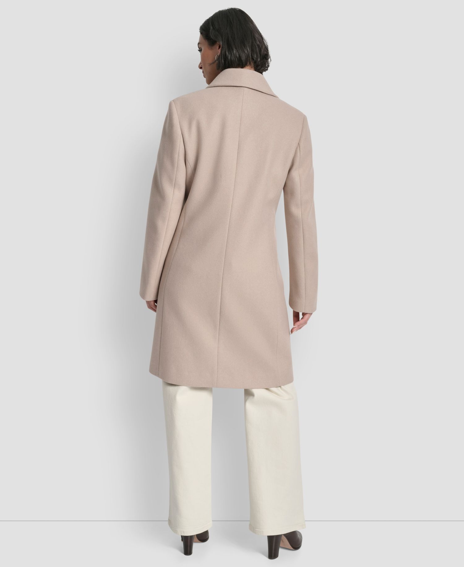 Women's Double-Breasted Notch Collar Coat