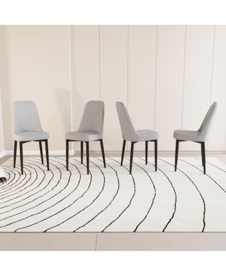 PU Leather Dining Chairs (Set of 4)