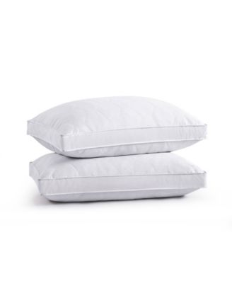 UNIKOME Medium Firm Density Gusseted 2-Pack Pillows, Standard/Queen
