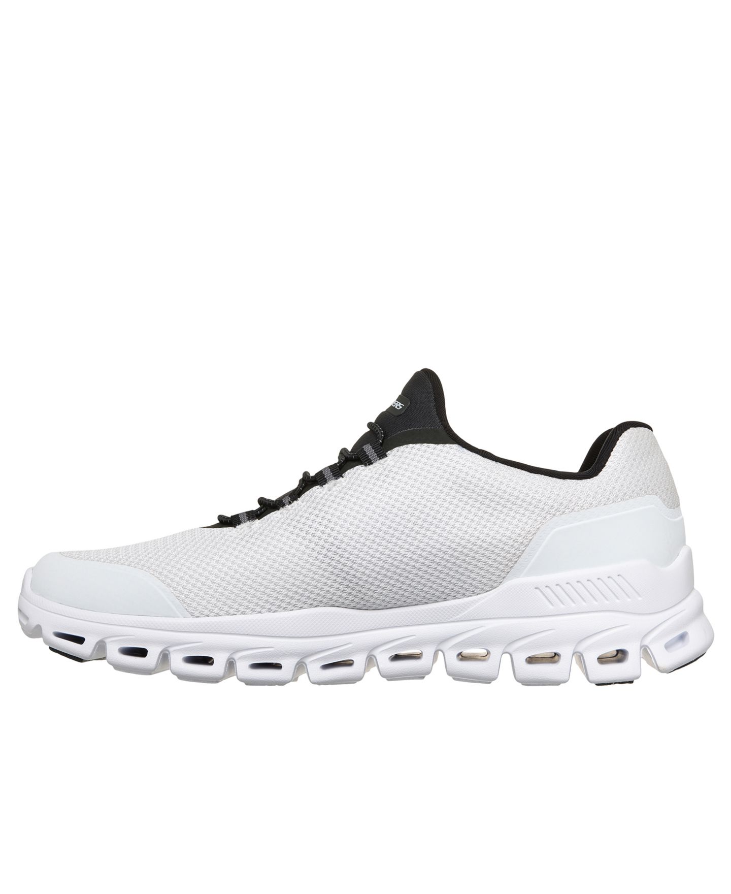 Мужские кроссовки Skechers Glide-Step - Noltek Casual Athletic, цвет: Белый / Чёрный — фото 3