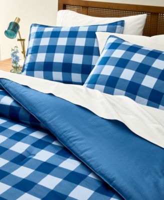 Gingham 3-Pc. Comforter Set, Full/Queen
