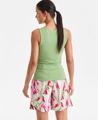 Women's Luxe-Layering Jersey Ruched Tank