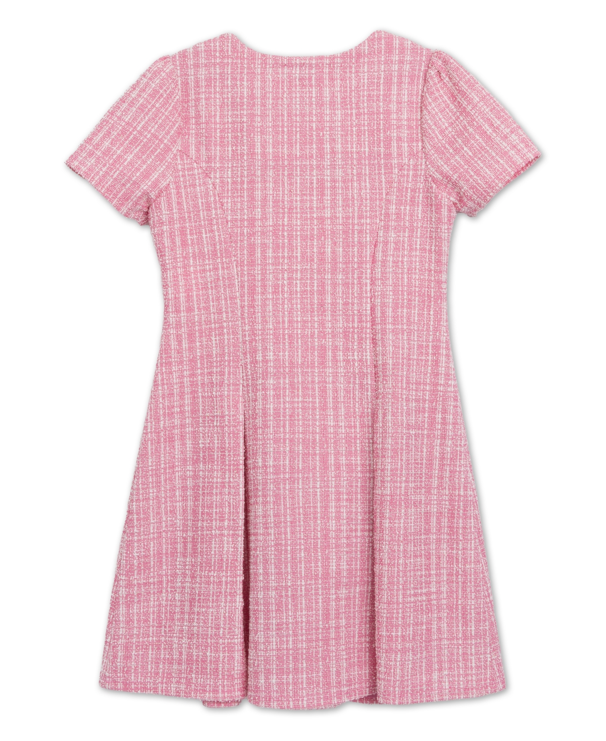 Speechless Girls' 7-16 Square Neck Short-Sleeve Dress