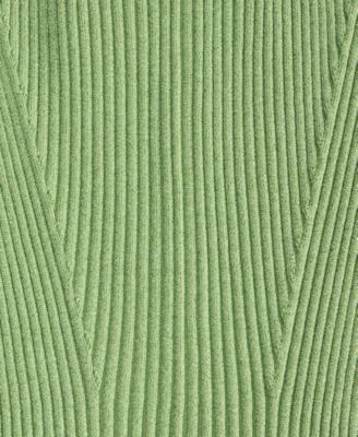 Women's Metallic Rib-Knit Sleeveless Sweater