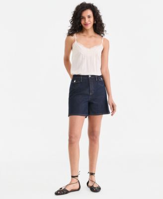Women's High Waist Denim Shorts