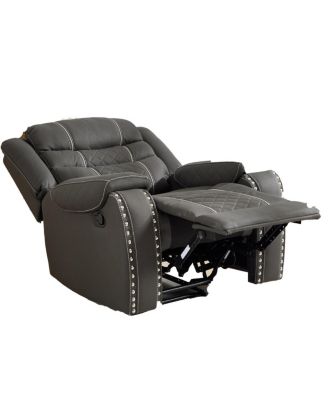 1 Seat Manual Recliner Chair, Tech Cloth Single Sofa for Living Room