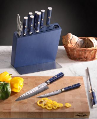 Kita Series Steel 12-Pc. Knife Block Set