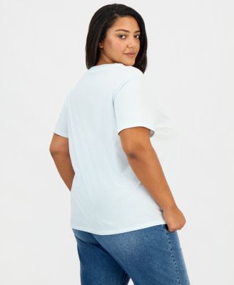 Trendy Plus Size Hello Kitty Graphic Print T-Shirt