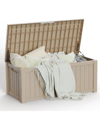  Mondawe 120 Gallon Resin Outdoor Storage Deck Box