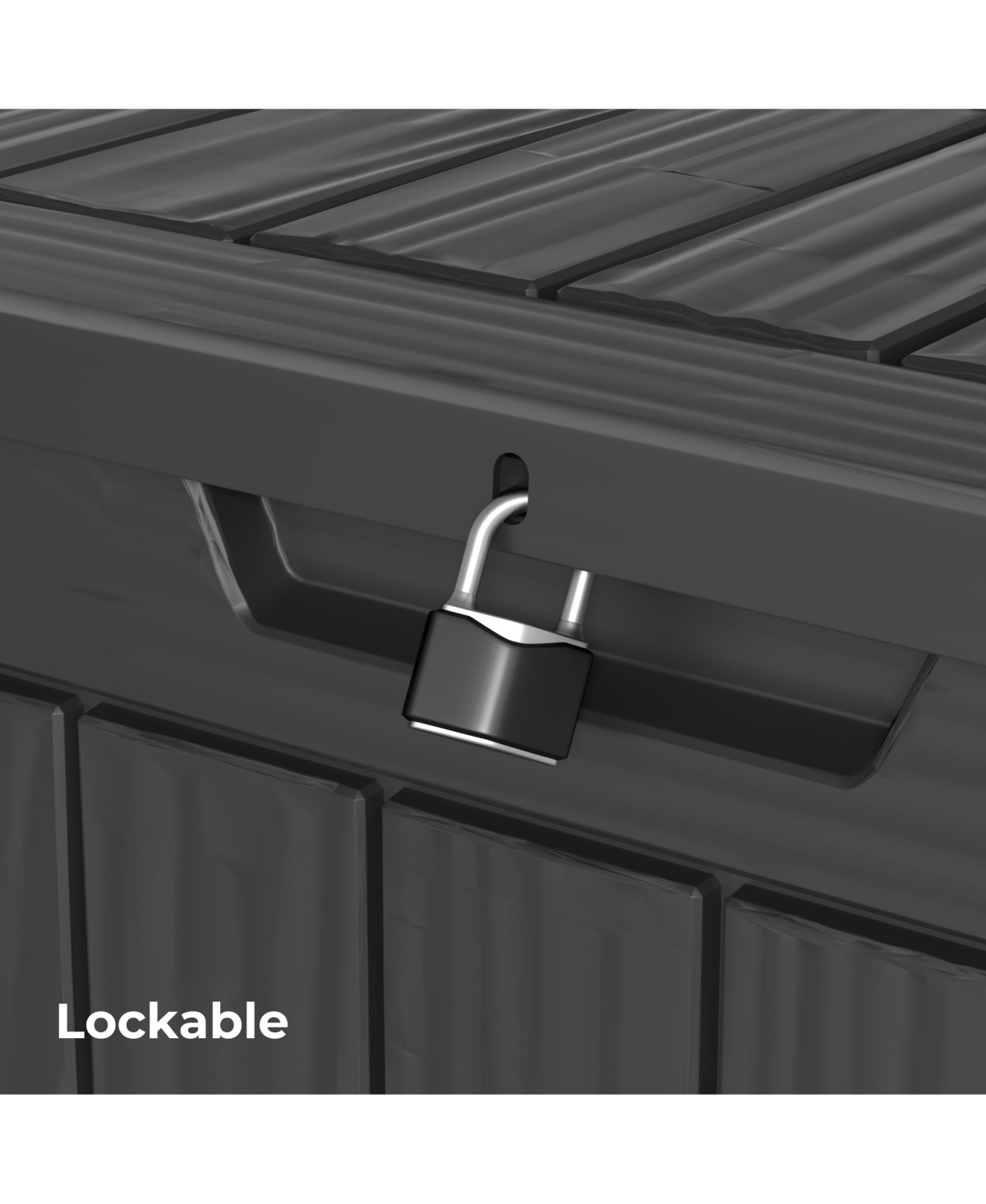 28 Gallon Waterproof Outdoor Resin Storage Patio Boxes