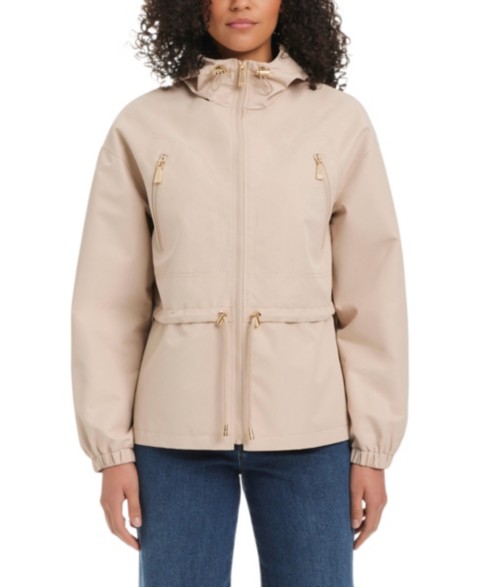 Женские куртки kate spade new york Women's Magic Print Cropped Anorak With Attached Hood