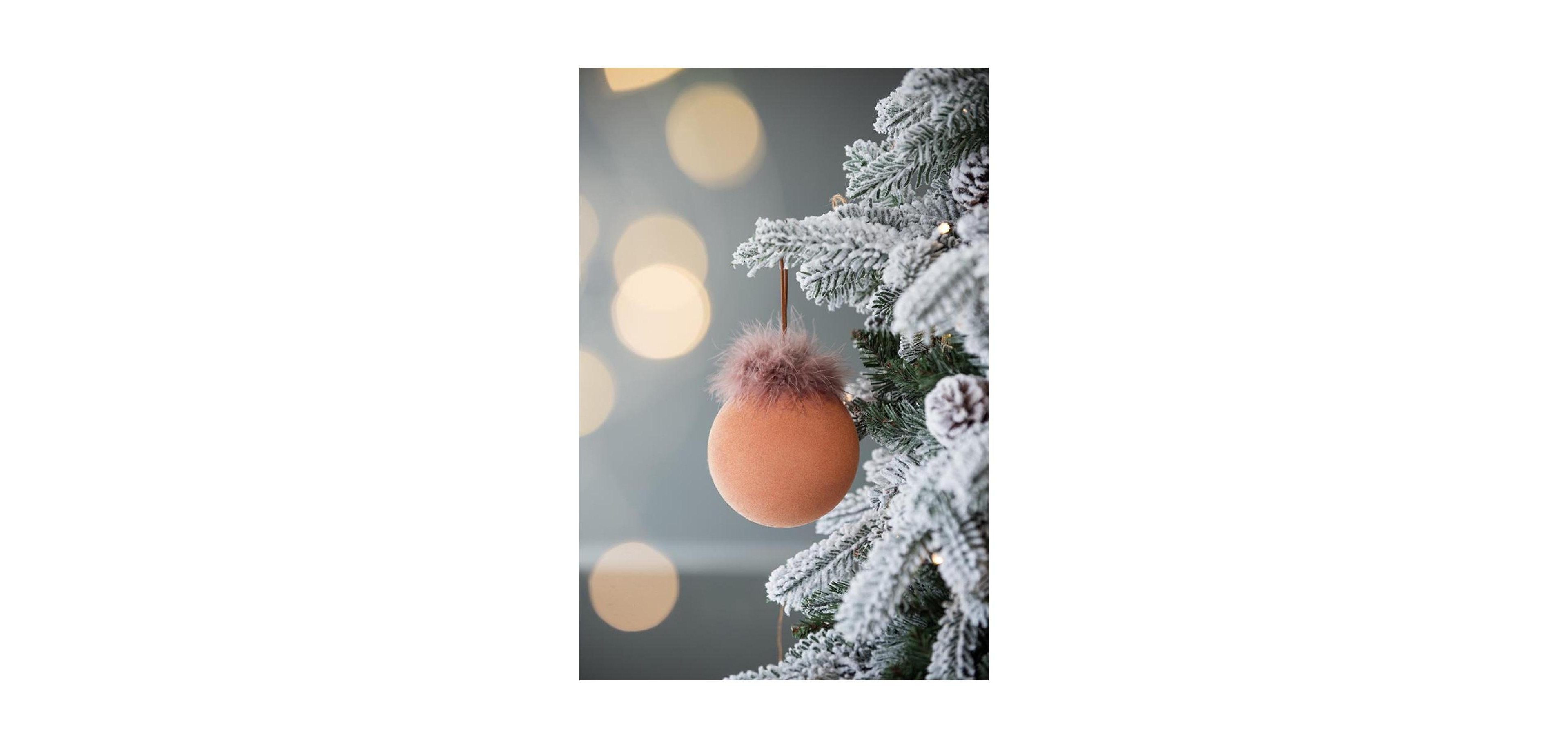 Streamdale Furniture 4.7" Glass Christmas Ball Ornaments Decorative Hanging Tree Ornaments Set of 4