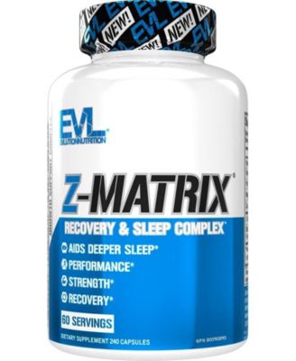 Magnesium and Zinc Post Workout Supplement ZMatrix Zinc Magnesium Aspartate Muscle Recovery Supplement for Sleep Support and Muscle Health 240ct