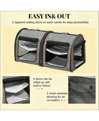 Travel Cat Crate Portable Soft-Sided Cat Carrier Bag