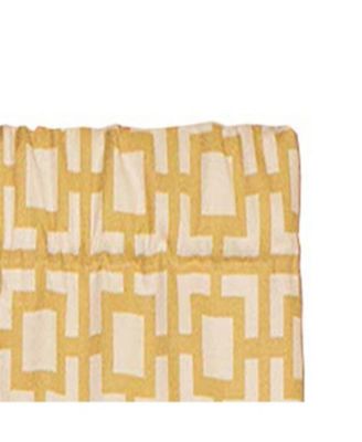 Gigi Tailored Window Treatment Premium Quality Valance Saffron 3" Rod Pocket 50" x 14" 