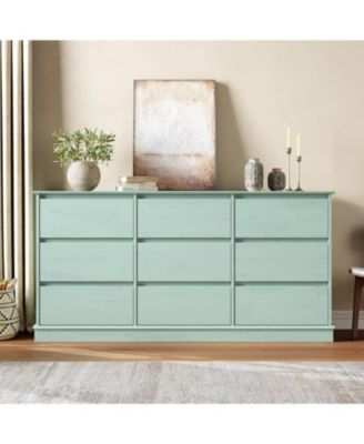 9-Drawer Dresser for Bedroom, Large Double Chest of Drawers with Deep Storage & Wide Top