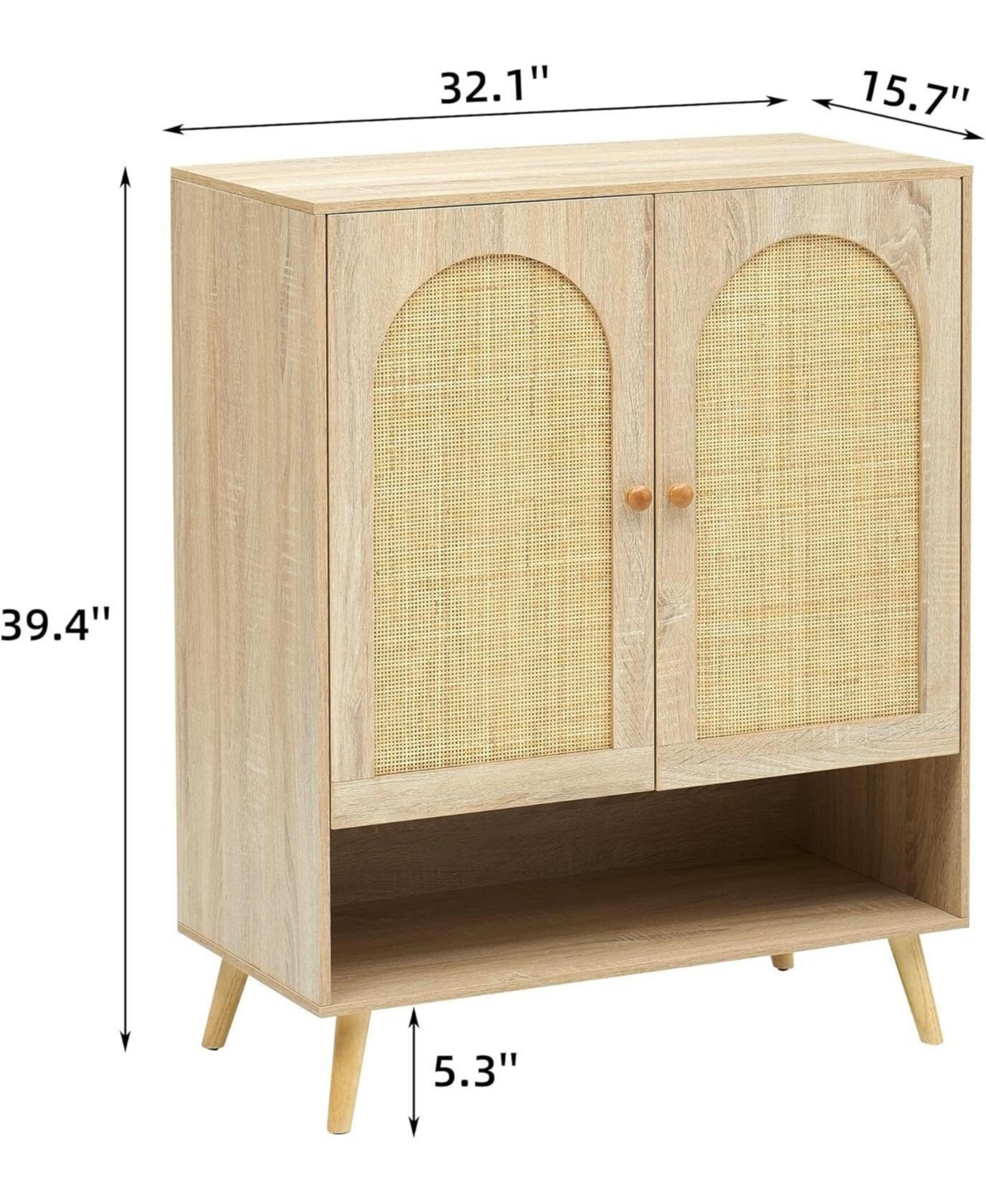 gaomon Rattan Shoe Storage Cabinet with 4 Flip Drawers, Narrow Freestanding Shoe Organizer for Entryway, Black