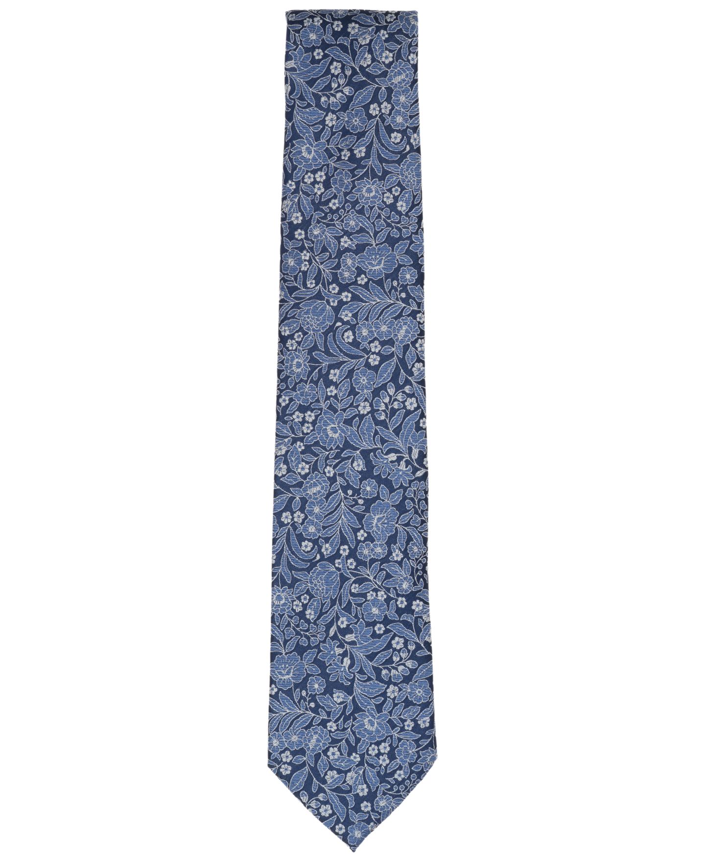Мужские галстуки Michael Kors Paraza Floral Tie, цвет: Синий — фото 2