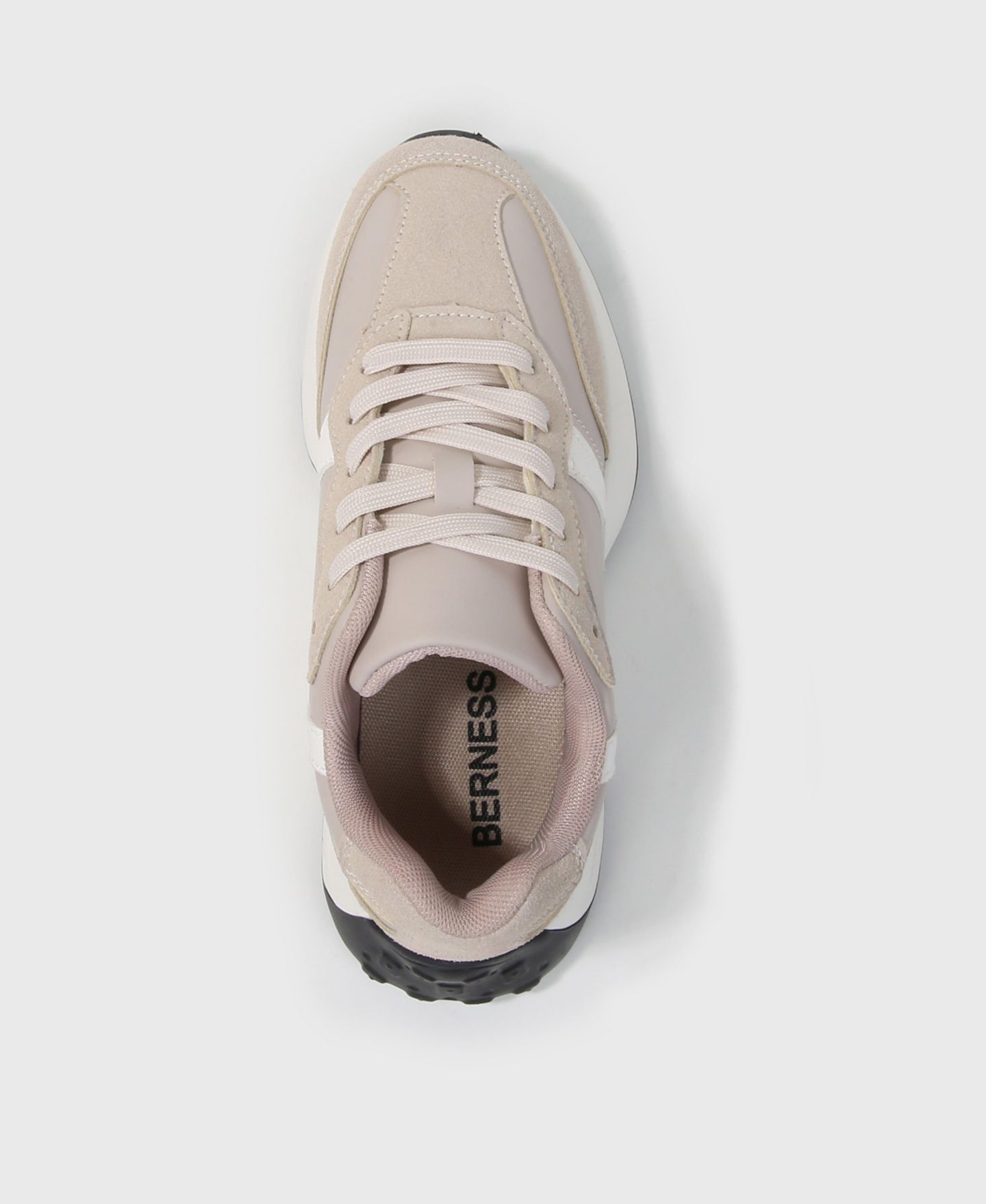 Женские кроссовки BERNESS Beyonce Retro Lace-Up, цвет: Бежевый — фото 5