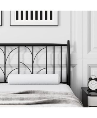 Bed Frame with Headboard, Metal Platform Bed Modern Mattress Foundation with Under Bed Storage, No Box Spring Needed