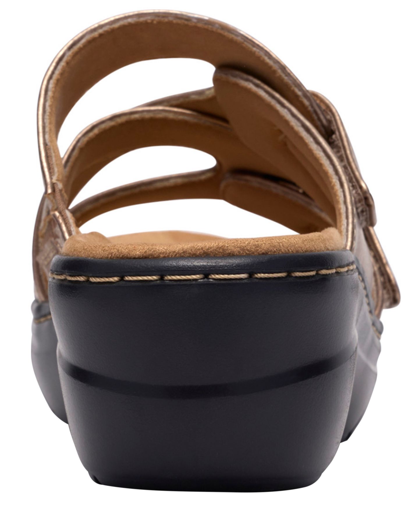 Женские сандалии Clarks Collection Merliah2 Cove Round Toe, цвет: Золотой металлик — фото 3