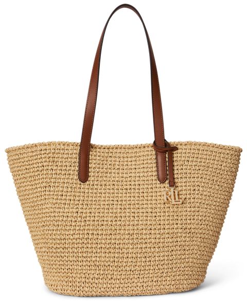 Сумки Lauren Ralph Lauren Lainey Large Crocheted Straw Tote Bag