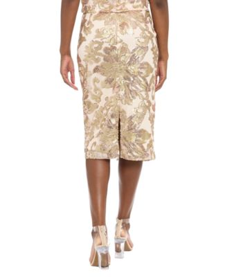 Women's Center Back Zipper Pencil Skirt