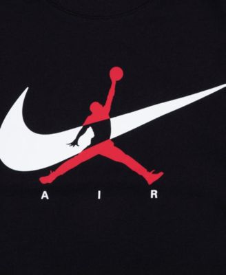 Boys' 8-20 Jumpman Swoosh Logo Crewneck T-Shirt