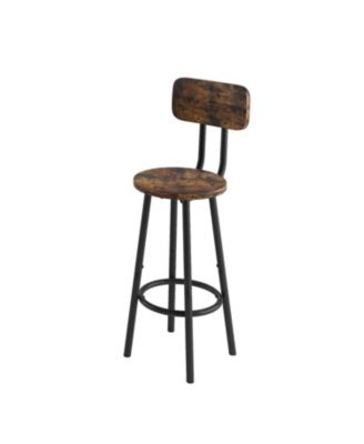 5-Piece Kitchen Counter Height Table Set Bar Table with 4 Chairs