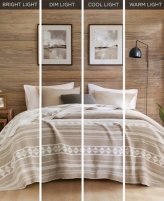 Alberta Cotton Blend Breathable Blanket, Full/Queen