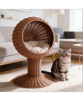Cat Basket Bed Elevated Cat Bed