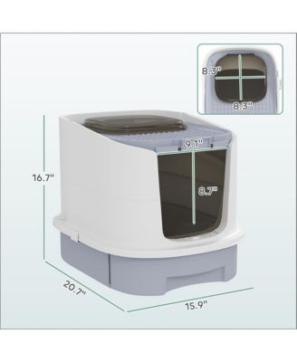 Easy to Clean Litter Box Covered Cat Litter Box