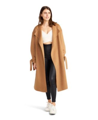 Women's Head Over Heels Collarless Robe Coat