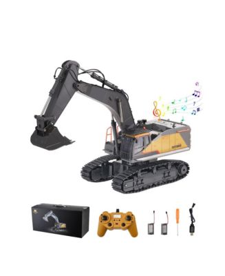 Slickblue Remote Control Excavator Toy, 11 Channel, 1:14 Scale Remote ...
